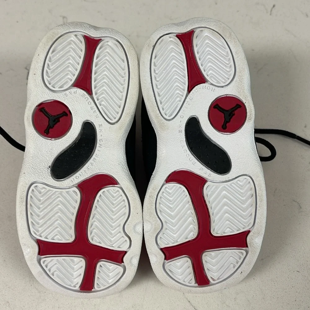 Jordan 13 Retro Low Very Berry (TD) Kids Black & Red Sneakers Size 7 DA8017-061